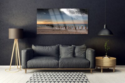 akrylový obraz Oceán Pláž Krajina