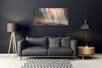 akrylový obraz Les Květiny Rostlina Příroda