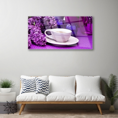 akrylový obraz Hrnek Květiny Rostlina