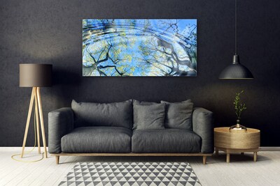 akrylový obraz Voda Stromy Umění