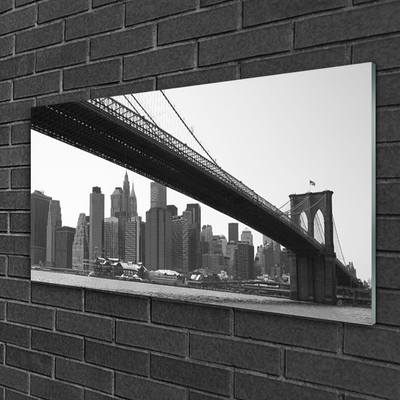 akrylový obraz Most Město Architektura