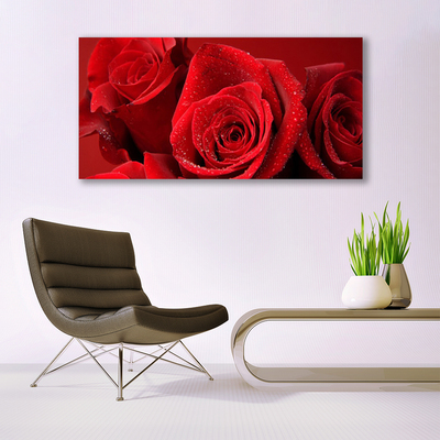 akrylový obraz Růže Květiny