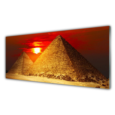 akrylový obraz Pyramidy Architektura