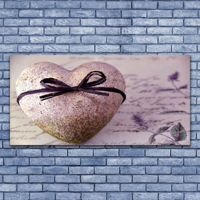 akrylový obraz Srdce Kámen Umění
