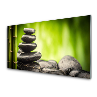 akrylový obraz Bambus Kameny Umění