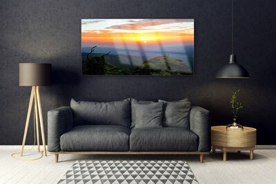akrylový obraz Hora Les Krajina