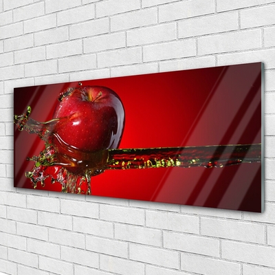 akrylový obraz Jablko Voda Kuchyně