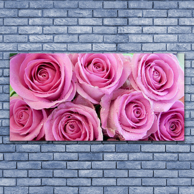 akrylový obraz Růže Květiny Rostlina