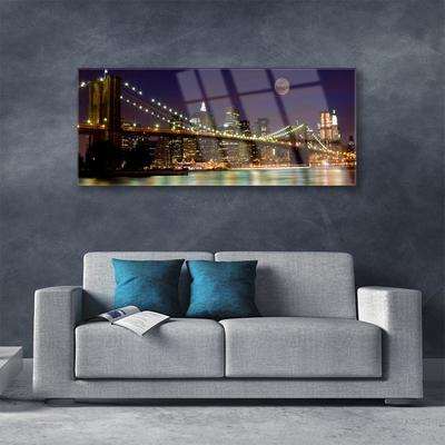 akrylový obraz Most Architektura