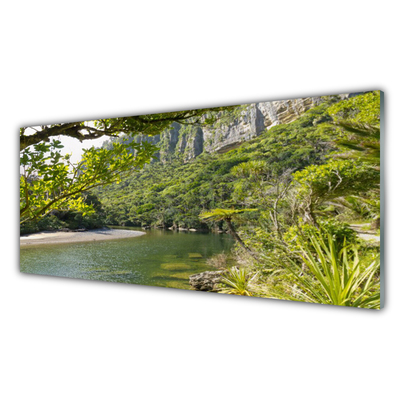 akrylový obraz Jezero Příroda