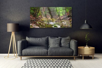 akrylový obraz Les Mech Příroda