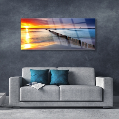 akrylový obraz Moře Slunce Krajina