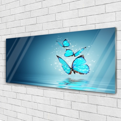 akrylový obraz Motýli Voda Umění