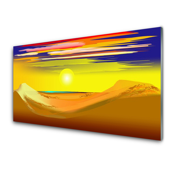 akrylový obraz Poušť Šlunce Umění