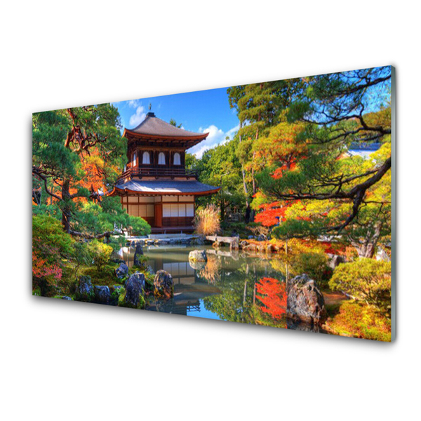 akrylový obraz Zahrada Japonsko Krajina