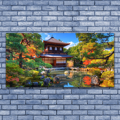 akrylový obraz Zahrada Japonsko Krajina