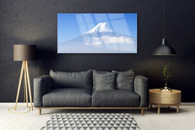akrylový obraz Hory Mraky Nebe Krajina