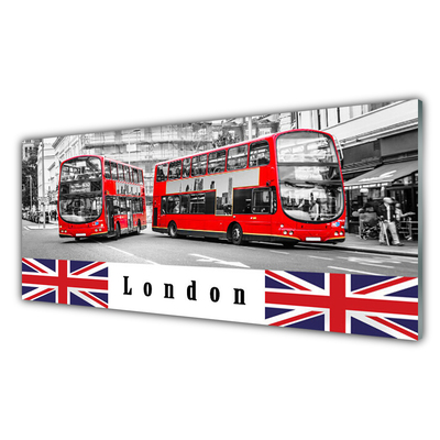 akrylový obraz Londýn Autobus Umění