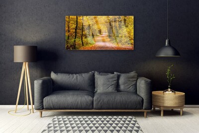 akrylový obraz Les Rostlina Cestička Příroda