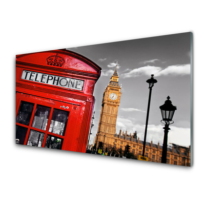 akrylový obraz Telefonní Budka Londýn