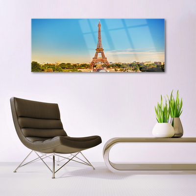 akrylový obraz Eiffelová Věž Paříž