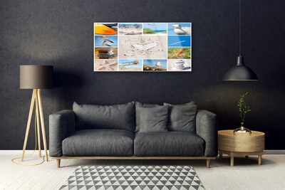 akrylový obraz Oceán Pláž Racci Krajina