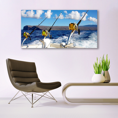 akrylový obraz Rybaření Moře Krajina
