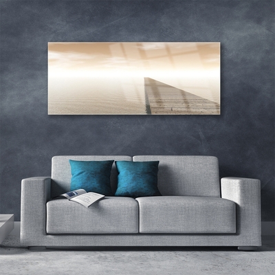 akrylový obraz Moře Molo Architektura