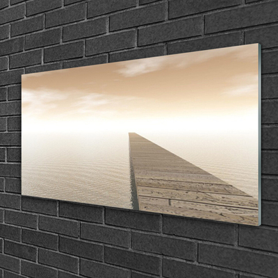 akrylový obraz Moře Molo Architektura