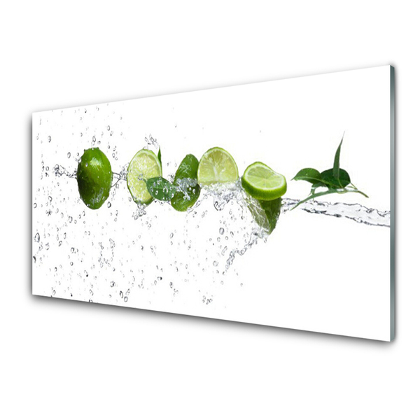 akrylový obraz Limetka Voda Kuchyně