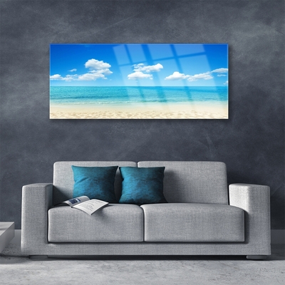akrylový obraz Moře Modré Nebe