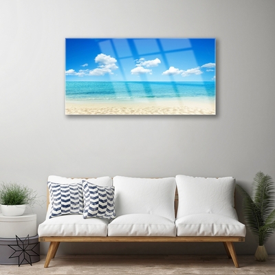 akrylový obraz Moře Modré Nebe
