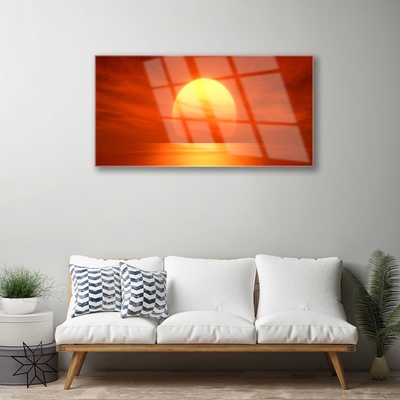 akrylový obraz Západ Slunce Moře