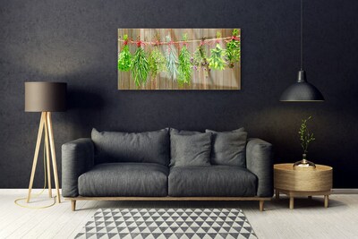 Plexisklo-obraz Sušené Byliny Listy Příroda