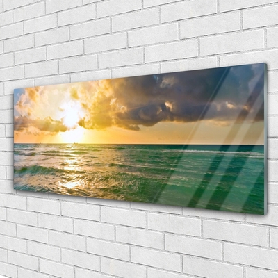 Plexisklo-obraz Moře Západ Slunce