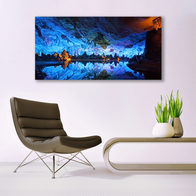 Plexisklo-obraz Jeskyně Světlo Ledovec