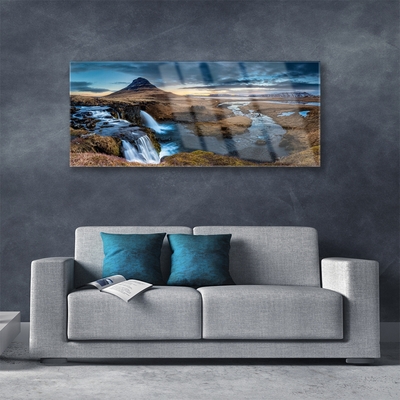 Plexisklo-obraz Vodopád Řeka Krajina