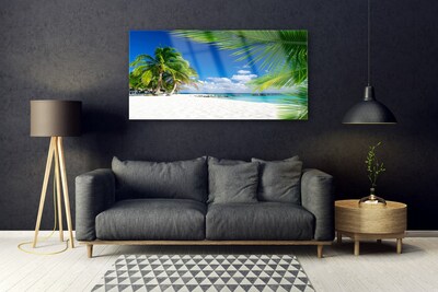 Plexisklo-obraz Tropická Pláž Moře Výhled