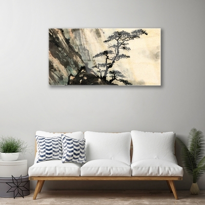 Plexisklo-obraz Malovaný Strom Umění