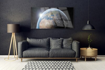 Plexisklo-obraz Planeta Země Vesmír