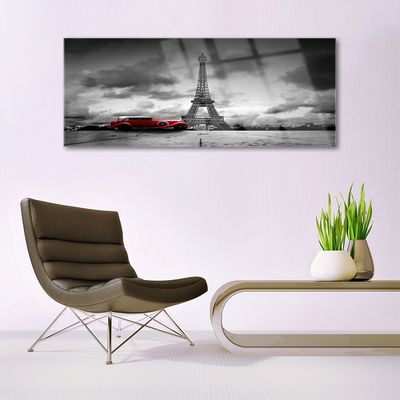Plexisklo-obraz Eiffelova Věž Paříž Výhled