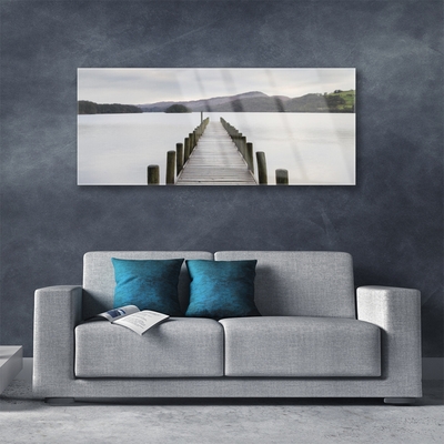 Plexisklo-obraz Moře Most Architektura