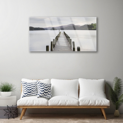 Plexisklo-obraz Moře Most Architektura