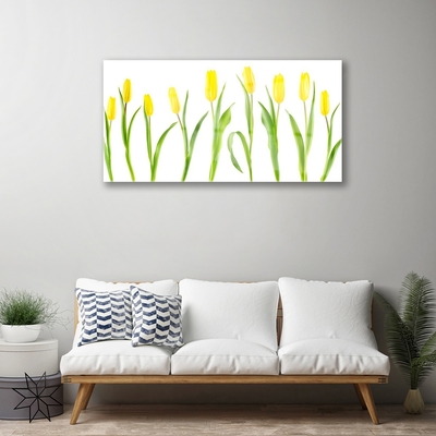 Plexisklo-obraz Žluté Tulipány Květiny