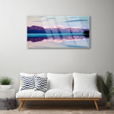 Plexisklo-obraz Hory Jezero Krajina