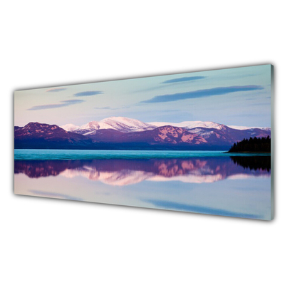 Plexisklo-obraz Hory Jezero Krajina