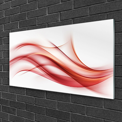 Plexisklo-obraz Červená Abstrakce Umění