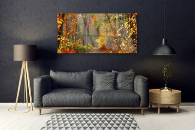 Plexisklo-obraz Les Příroda Podzim