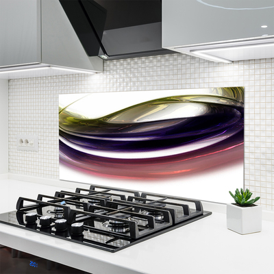 Kuchyňský skleněný panel Abstrakce Umění