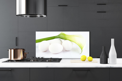 Kuchyňský skleněný panel Vajíčka